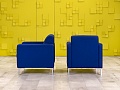 Комплект из 2-х мягких кресел Herman Miller 740x770 Ткань Синий США_КНТНК-160924