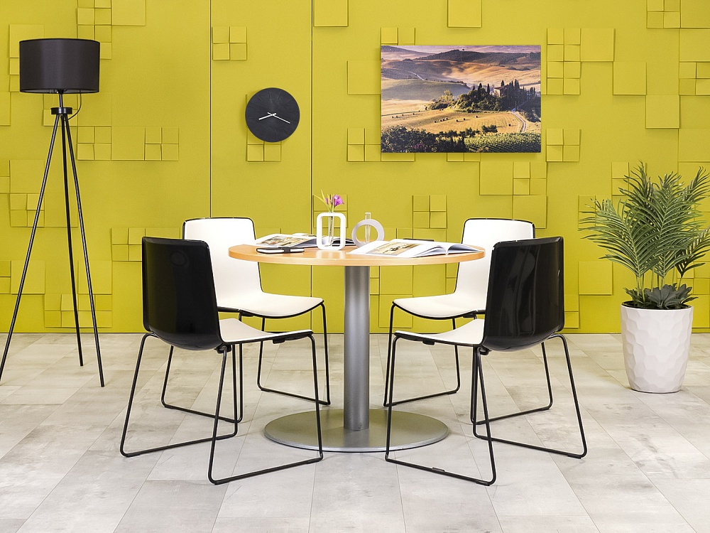 Обеденный стол Steelcase ЛДСП Бук Франция  СГКЛ1-110124