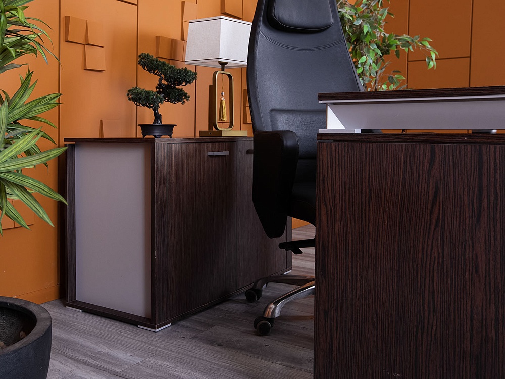 Стол для руководителя MARTEX 1 600х800х750 Шпон Венге HAN  (СРПЕк-25065)