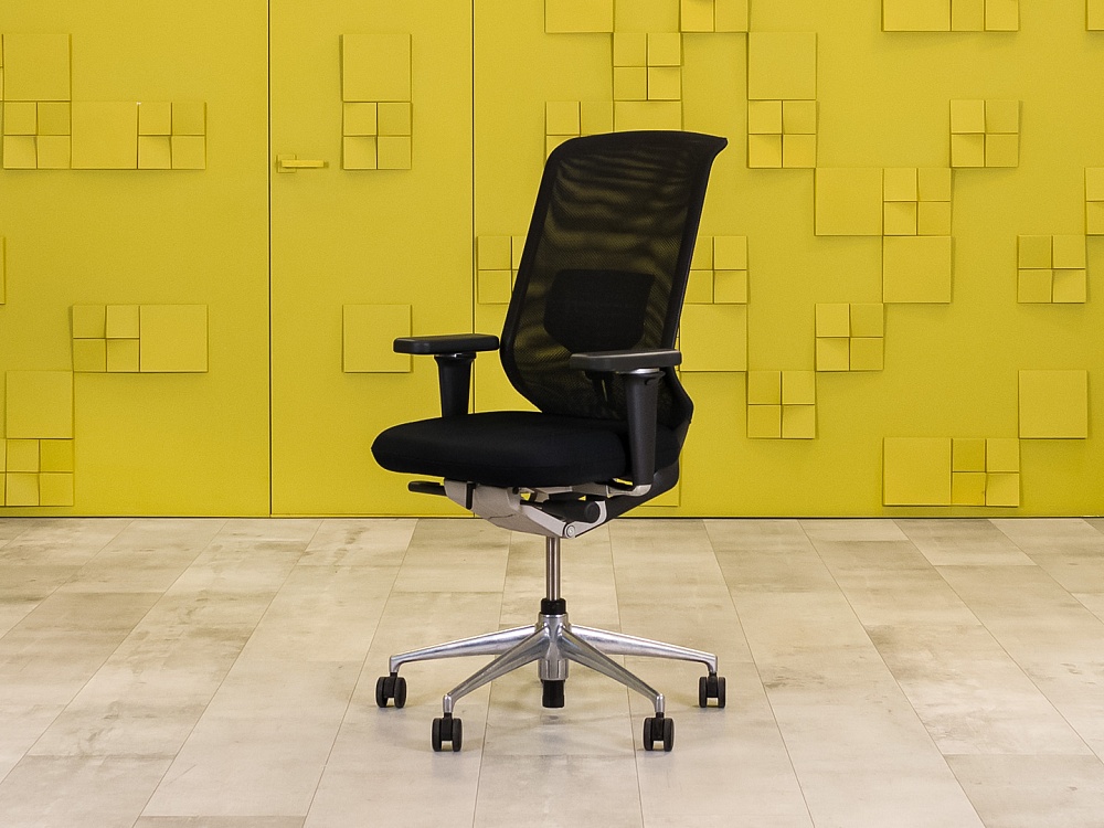 Офисное кресло для персонала на колесах Vitra Ткань Чёрный Швейцария_КПТЧ-23121