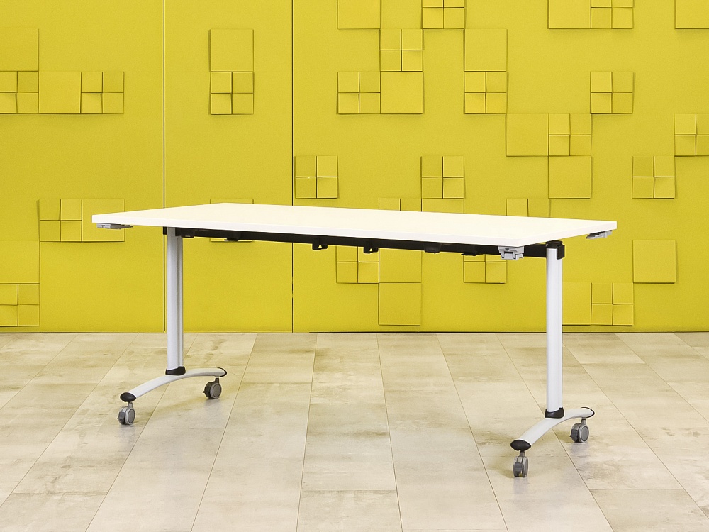 Офисный стол прямой ЛДСП Белый Импорт  СППБ-01125